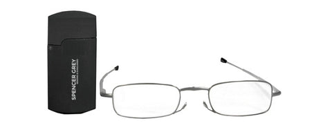 Folding Reading Glasses with Metal Case Unisex