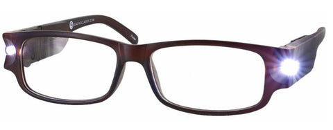 Lighted Reading Glasses Full Frame Unisex - Model B